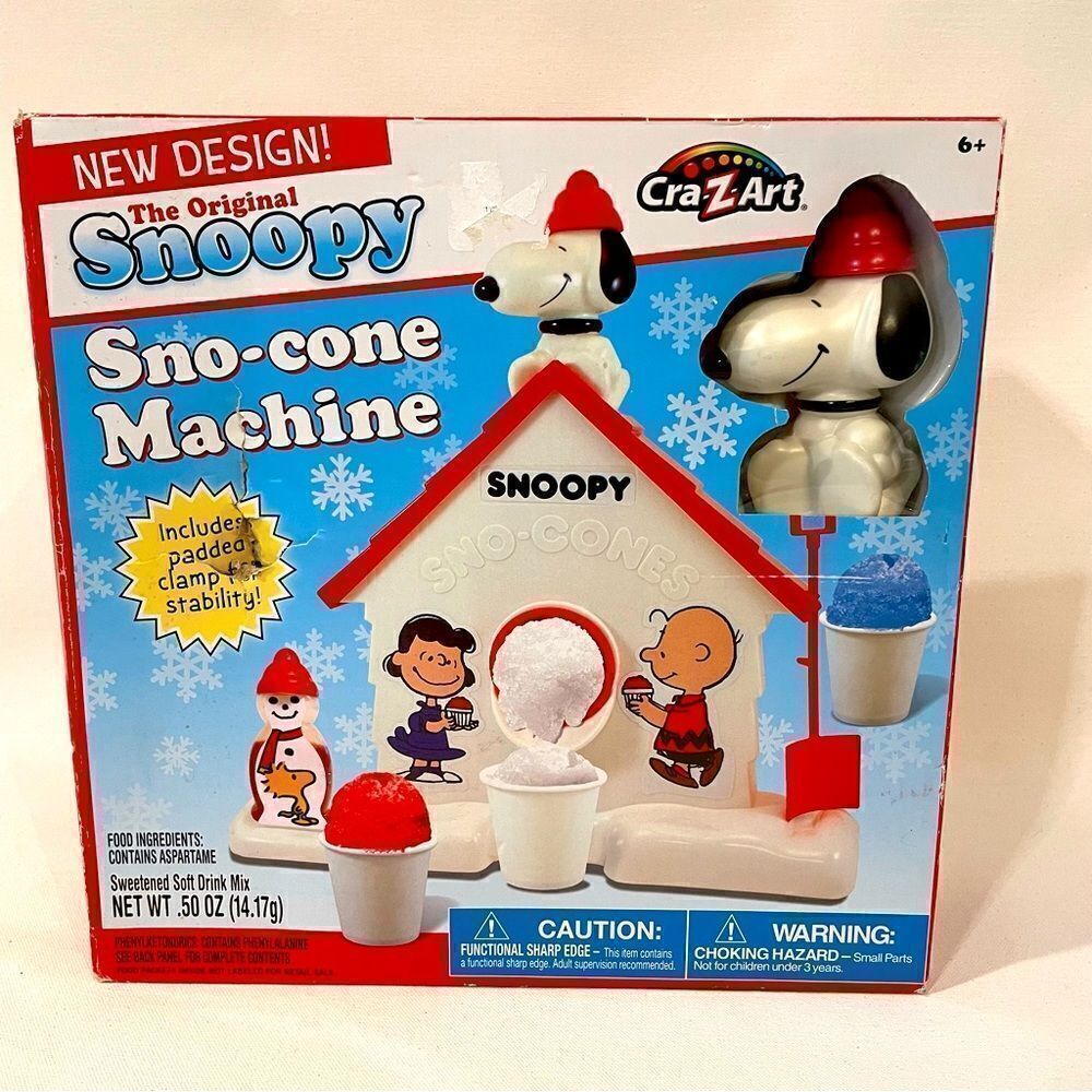 Snoopy Snowcone machine functional toy